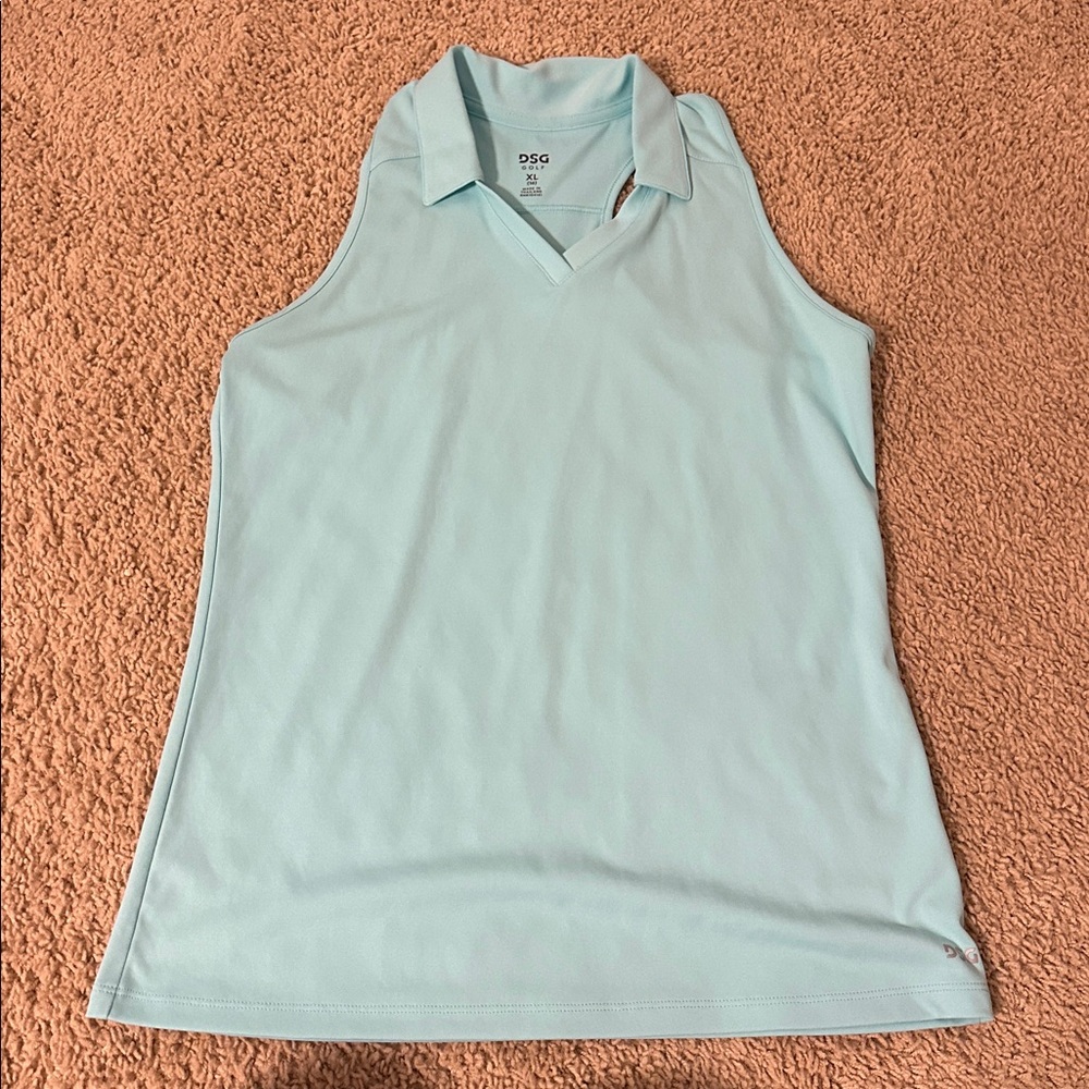 DSG Sky Blue Sleeveless Top